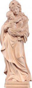 Copertina di 'Statua della Madonna Tirolese in legno di tiglio naturale, linea da 40 cm - Demetz Deur'