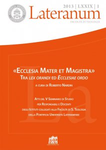 Copertina di 'Ecclesia Mater et Magistra: dall'evento celebrato alla comunit ordinata'