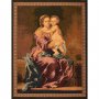 Arazzo sacro "Madonna del Rosario" - dimensioni 65x53 cm - Murillo
