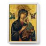 Quadro "Madonna del Perpetuo Soccorso" con lamina oro e cornice minimal- dimensioni 44x34 cm