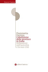 Copertina di 'L'abolizione delle province in Italia'