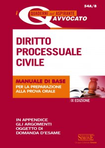 Copertina di 'I Quaderni dell'Aspirante Avvocato - Diritto Processuale Civile'