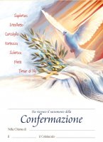 Crocifisso regalo per battesimo con preghiera in italiano - 12 x