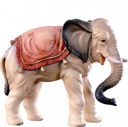 Copertina di 'Elefante D.K. - Demetz - Deur - Statua in legno dipinta a mano. Altezza pari a 10 cm.'