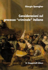 Copertina di 'Considerazioni sul processo 'criminale' italiano'