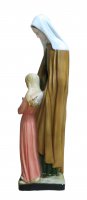 Immagine di 'Statua Sant&#39;Anna resina dipinta a mano - 60 cm'