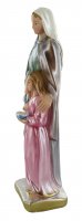 Immagine di 'Statua Sant&#39;Anna in gesso madreperlato dipinta a mano - 20 cm'