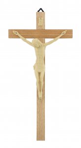 Copertina di 'Crocifisso da parete in legno con Cristo in plastica - 30 cm'