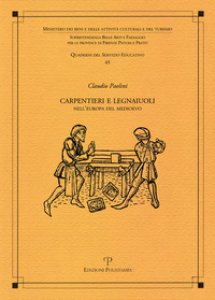 Copertina di 'Carpentieri e legnaiuoli nell'Europa del Medioevo'