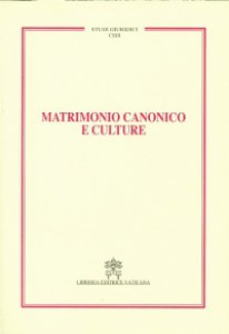 Copertina di 'Matrimonio cattolico e culture'