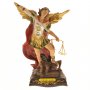 Statua in resina colorata "San Michele arcangelo" - altezza 20 cm