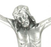 Immagine di 'Corpo di cristo in metallo argentato cm 10'