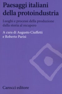 Copertina di 'Paesaggi italiani della protoindustria. Luoghi e processi della produzione dalla storia al recupero'
