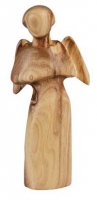 Statuetta in legno d'ulivo "Angelo" - altezza 7,5 cm