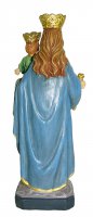 Immagine di 'Statua di Maria Ausiliatrice da 12 cm in confezione regalo con segnalibro in IT/EN/ES/FR'