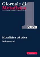 Giornale di Metafisica. 1/2020 (vol. 42): Metafisica ed etica. Quale rapporto?