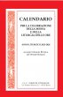 Calendario per la celebrazione della Messa e della Liturgia delle Ore. Anno liturgico 2023-2024