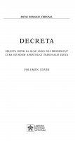 Decreta. Selecta inter ea quae anno 2010 prodierunt cura eiusdem apostolici tribunali edita. Vol. XXVIII - Tribunale della Rota romana