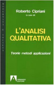 Copertina di 'L' analisi qualitativa. Teorie, metodi, applicazioni'