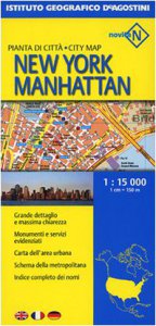 Copertina di 'New York, Manhattan 1:15 000. Ediz. multilingue'