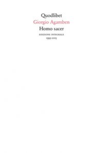 Copertina di 'Homo sacer (1995-2015)'