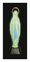 Immagine di 'Statua Madonna di Lourdes fosforescente 10 cm'