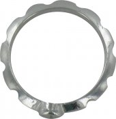 Immagine di 'Rosario anello con croce incisa in argento misura 21'