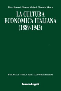 Copertina di 'La cultura economica italiana (1889-1943)'