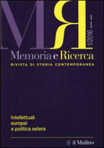 Copertina di 'Memoria e ricerca. Rivista di storia contemporanea (2016)'