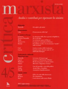 Copertina di 'Critica marxista (2017). Vol. 4-5'