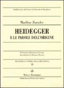 Copertina di 'Heidegger e le parole dell'origine'
