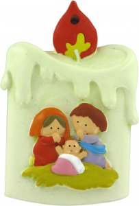 Copertina di 'Nativit in resina a forma di campana per bambini - altezza 8 cm'