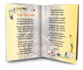 Immagine di 'Bomboniera Cresima: Libretto ricordo della Confermazione con medaglia dello Spirito Santo, testi in italiano'