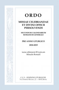 Copertina di 'Ordo Missae celebrandae et Divini Officii persolvendi, secundum calendarium romanum generale'
