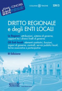 Copertina di 'Diritto Regionale e degli Enti Locali'