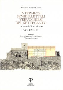 Copertina di 'Intermezzi semidialettali Verucchiesi del Settecento. Volume III'