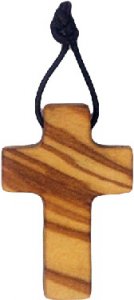 Copertina di 'Croce in legno d'ulivo con laccio'