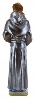 Immagine di 'Statua San Francesco in gesso madreperlato dipinta a mano - 40 cm'