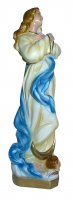 Immagine di 'Statua Madonna del Murillo Vergine Assunta in gesso madreperlato dipinta a mano - 20 cm'