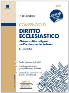 Copertina di 'Compendio di diritto ecclesiastico. Chiese, culti e religioni nell'ordinamento italiano'