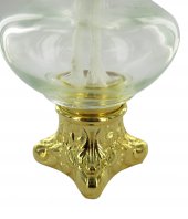 Immagine di 'Lampada per il Santissimo a forma di cipollina con base - 9,5 cm'