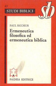 Copertina di 'Ermeneutica filosofica ed ermeneutica biblica'
