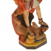 Immagine di 'Statua in resina colorata "San Michele Arcangelo" - altezza 30 cm'