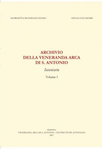 Copertina di 'Archivio della Veneranda Arca di S. Antonio'