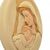 Immagine di 'Ovale Madonna col bambino (29 x 24)'