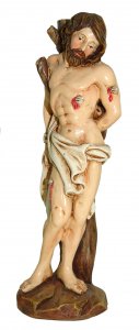Copertina di 'Statua di San Sebastiano da 12 cm in confezione regalo con segnalibro in IT/EN/ES/FR'