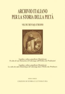 Copertina di 'Archivio italiano per la storia della piet. Ediz. italiana e inglese vol.34'