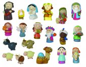 Immagine di 'Presepe per Bambini: Nativit 20 personaggi in resina - 4,5 cm'