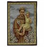 Arazzo sacro "Sant'Antonio con il Bambino e il giglio" - dimensioni 70x50 cm