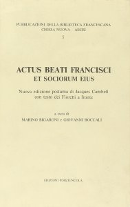 Copertina di 'Actus beati Francisci et sociorum eius'